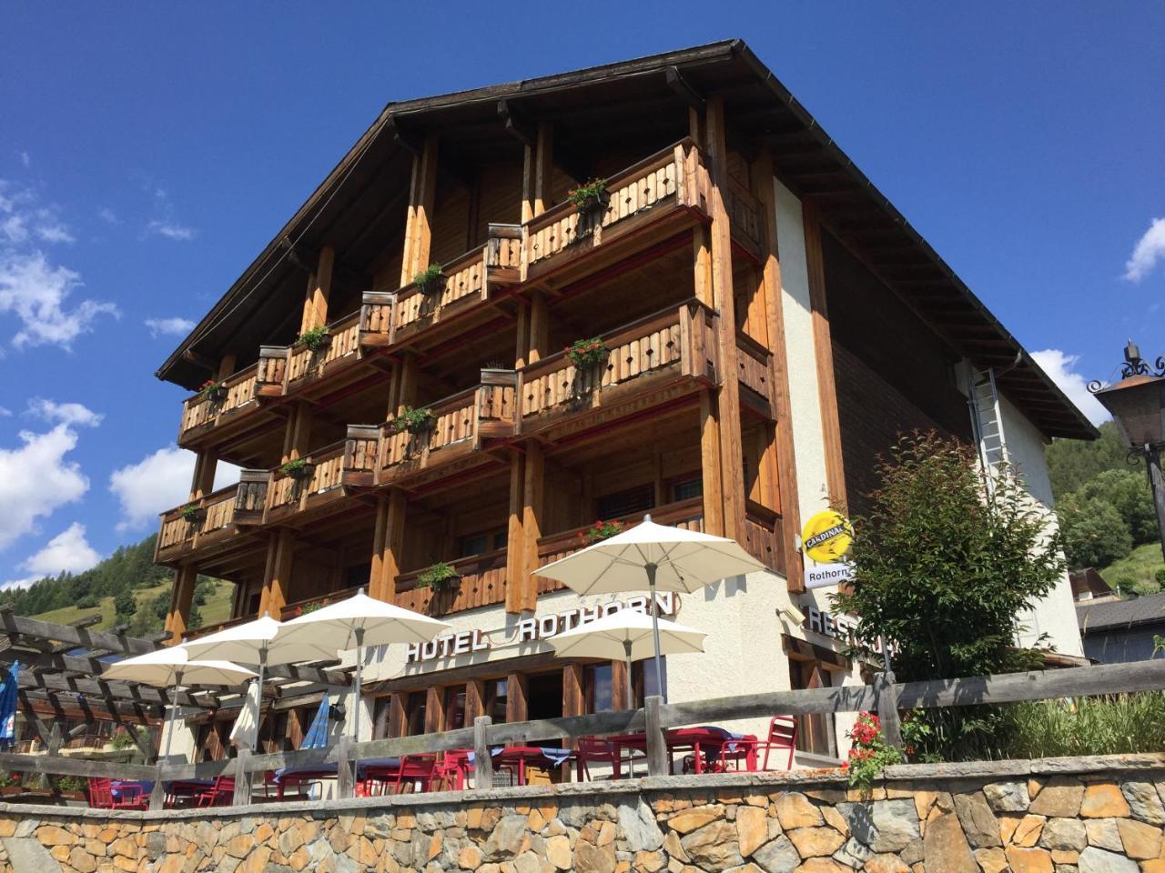 Hotel Restaurant Rothorn Visperterminen Exterior photo