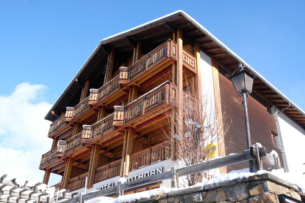 Hotel Restaurant Rothorn Visperterminen Exterior photo